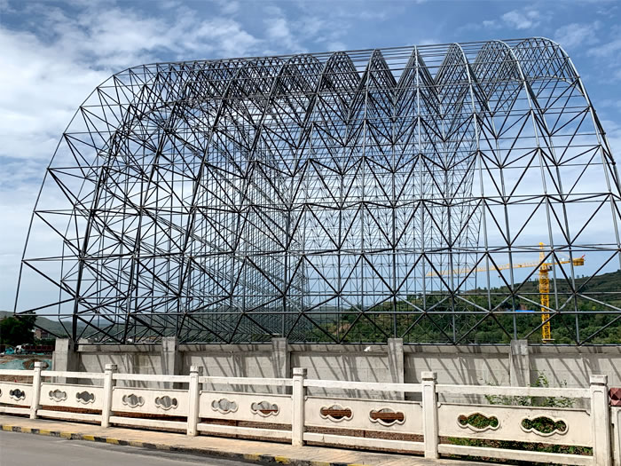 沁阳山寨矿储煤棚网架